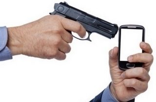 cell phone gun