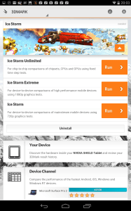 Nvidia Shield Tablet recenze - 3D Mark 2