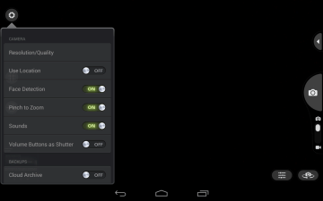 Nvidia Shield Tablet recenze - fotoaparát 1