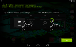 Nvidia Shield Tablet recenze - nahrávání