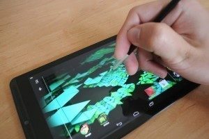 Nvidia Shield Tablet recenze - psaní