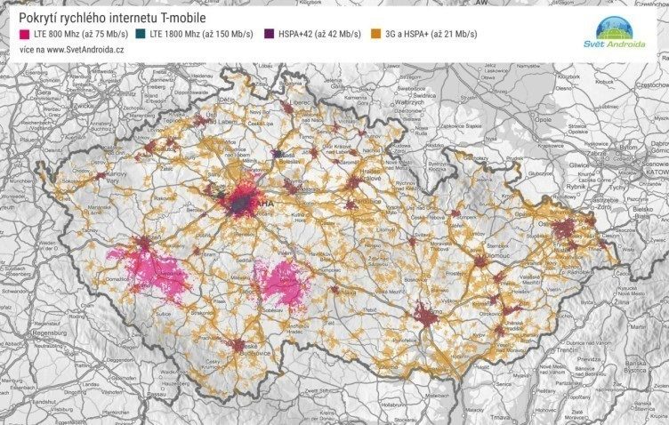 pokryti t-mobile internet