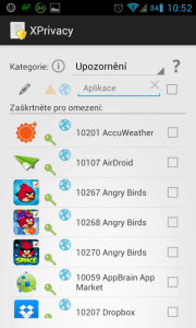 Ochranu soukromí nabídne aplikace XPrivacy
