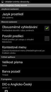 Anglicko-český offline slovník 