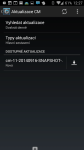Včerejší aktualizace redakčního Samsungu Galaxy SIII na CyanogenMod 11.0 M10