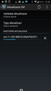 Včerejší aktualizace redakčního Samsungu Galaxy SIII na CyanogenMod 11.0 M10
