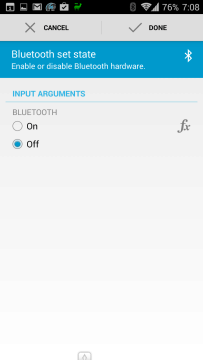 Vypnutí Bluetooth