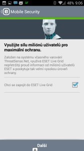Zapojení do ESET Live Grid