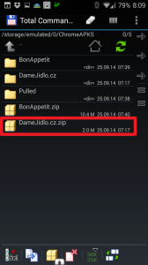 Výsledný soubor ZIP najdete ve složce ChromeAPKS