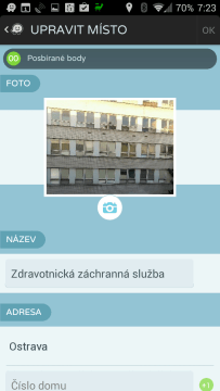 Zadání doplňujících informací