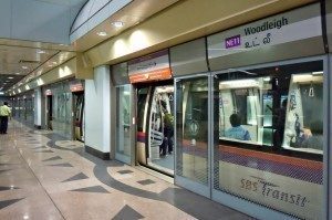 V Singapuru signál v metru je
