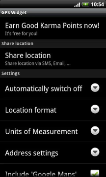 GPS Widget