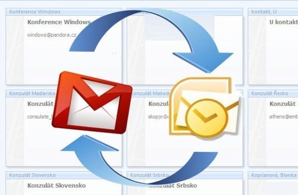 Jak importovat kontakty z Gmailu do MS Outlook?