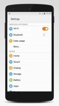 Grafické téma MI6 ve stylu MIUI