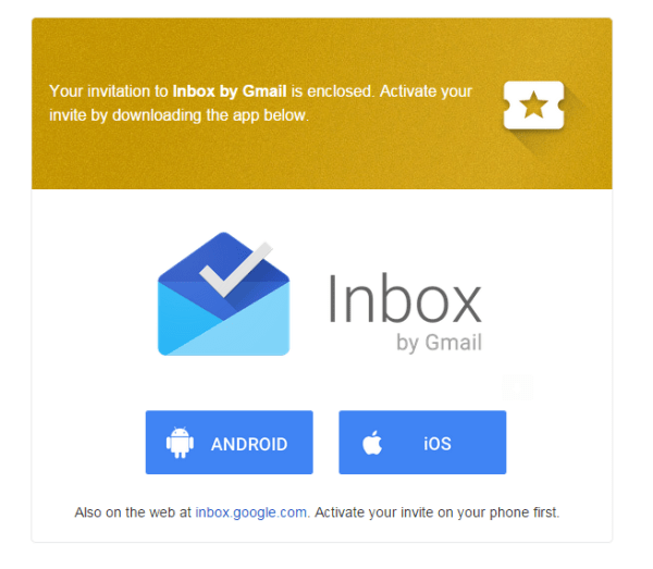 Google rozesílá první (a následně i druhou) vlnu pozvánek do Inboxu