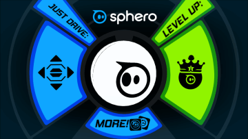Orbotix Sphero 2.0 aplikace hlavní obrazovka