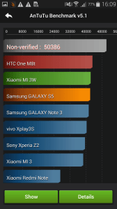 Samsung Galaxy Alpha AnTuTu benchmark 1