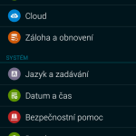 Samsung Galaxy Alpha ukázka prostředí TouchWiz 7