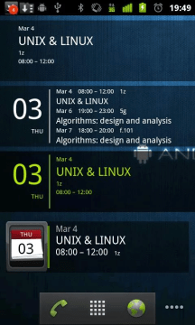 Simple Calendar Widget