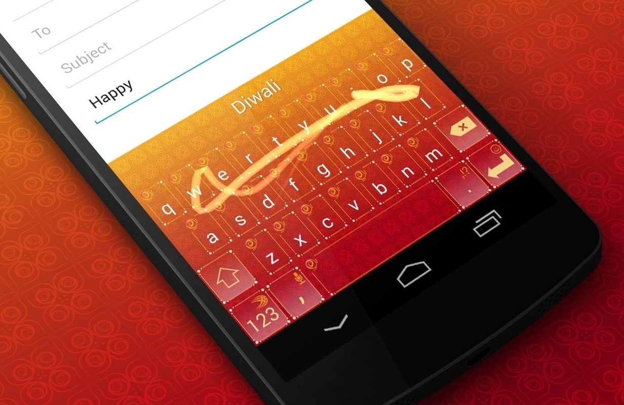 SwiftKey Beta nový vzhled pro oslavu Svátku světel