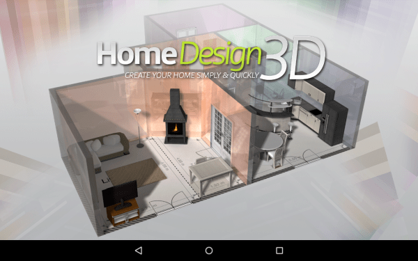 Úvodní logo aplikace Home Design 3D