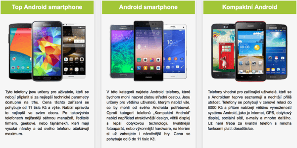 android roku 2014 telefony