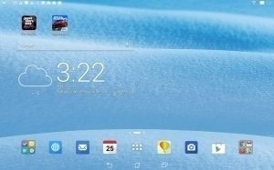 Asus Transformer Pad - homescreen