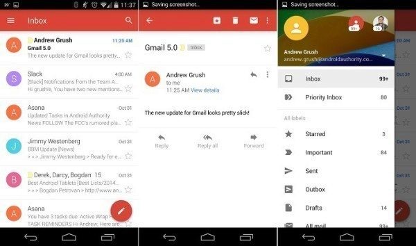 Vychází nový Gmail 5.0