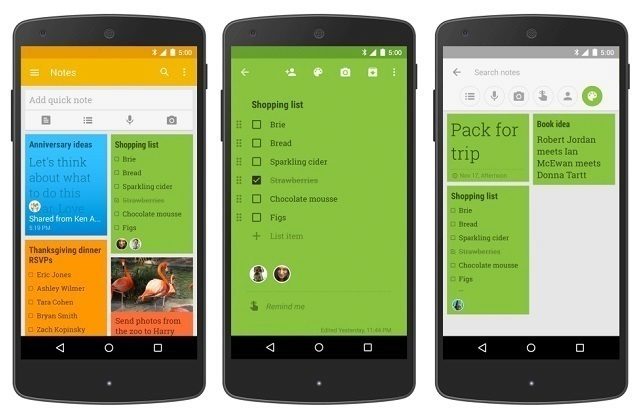 google keep titulka