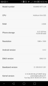 Huawei Ascend Mate 7 Android 4.4.2 KitKat