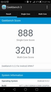 Huawei Ascend Mate 7 Geekbench 3 - 1