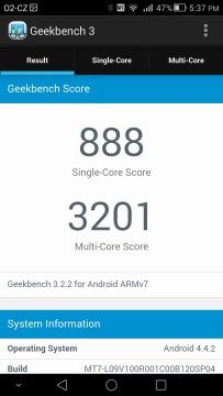 Huawei Ascend Mate 7 Geekbench 3 - 1