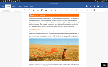 Microsoft Office Mobile tablet 3