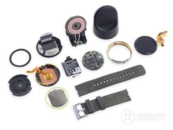 Motorola Moto 360 ifixit analýza