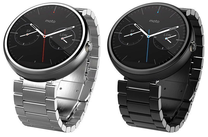 Hodinky Motorola Moto 360 jdou do prodeje s kovovým páskem