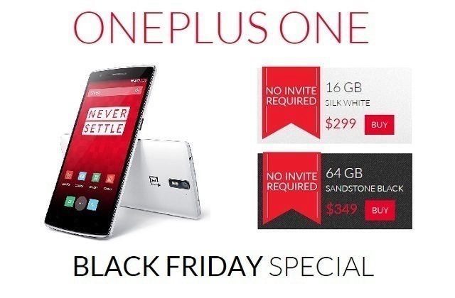 OnePlus One black friday titulka