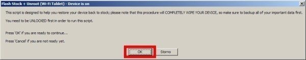 Souhlasíte s kompletním smazáním obsahu zařízení, máte udělanou zálohu a odemčený bootloader