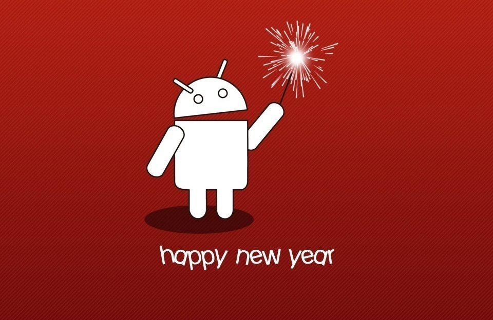 Android a společnost Google přejou všechno nejlepší do nového roku