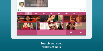 GIF klávesnice