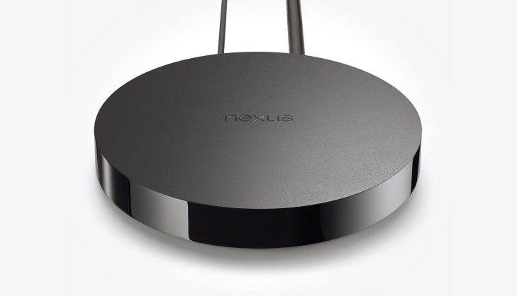 Google Nexus Player pohled zvrchu