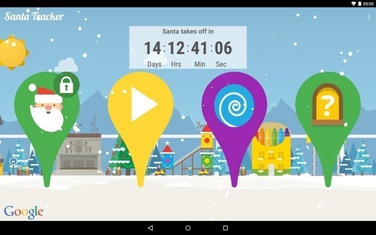 Google Santa Tracker 1