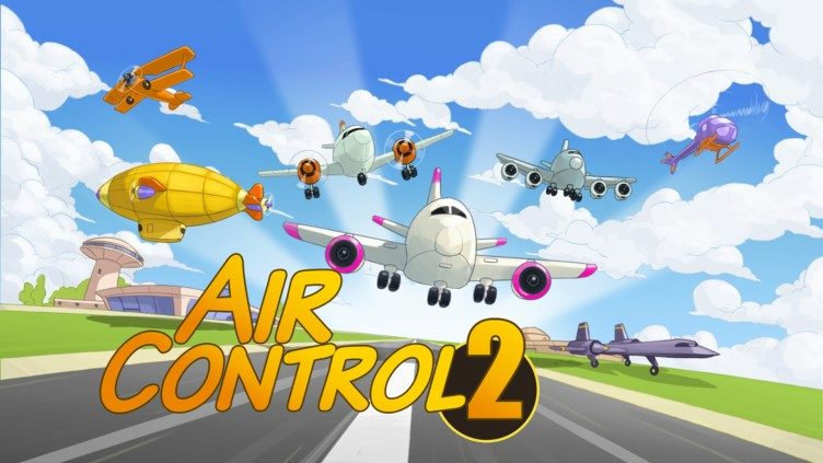 Hra Air Control 2 úvodní obrazovka