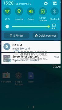 Android 5.0 na Note 4: oznámení