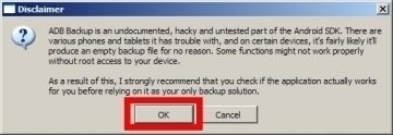 ADB Backup je nedokumentovaná část Android SDK