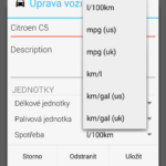 Volba jednotek