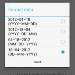 Formát data