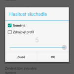 Hlasitost sluchadla