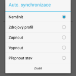 Automatická synchronizace