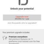 Todoist – prémiový účet