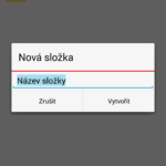 Nahrávání souborů skrze systémové sdílení